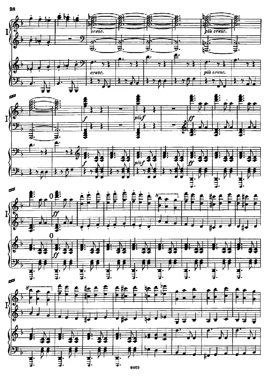 d小调第九交响曲 Op.125（双钢琴P33——42）
