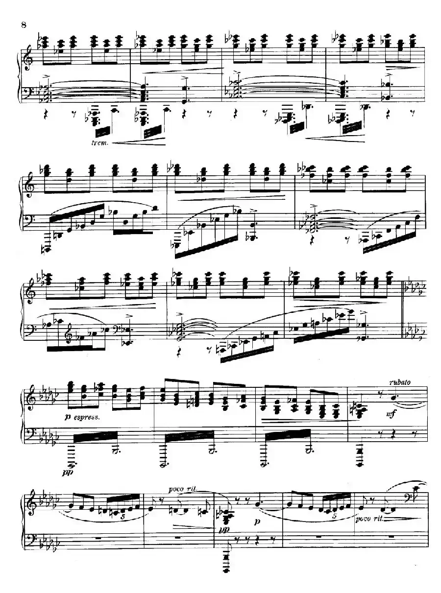 Four Rhapsodies Op.11（4首狂想曲·Ⅳ）