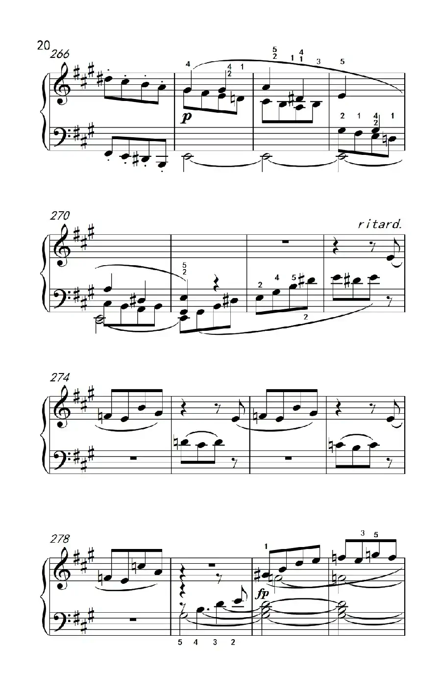 奏鸣曲 Opus 2 Nr.2 第一乐章(贝多芬奏鸣曲集 1)