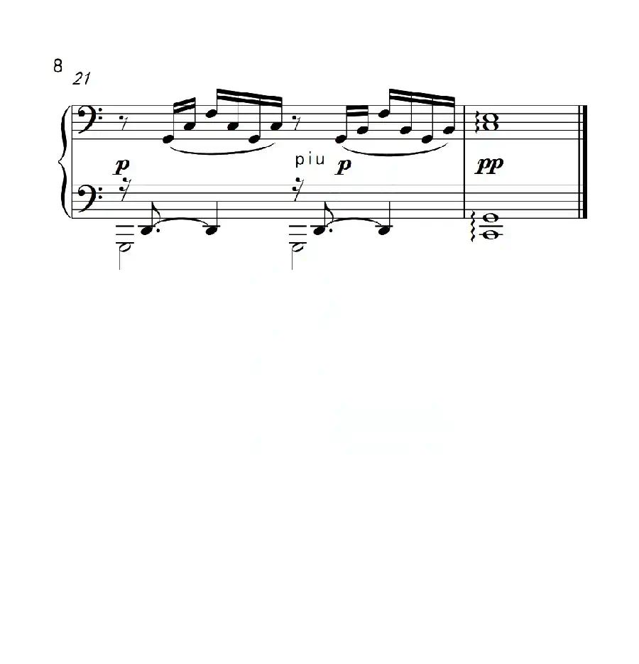 第六级A组 练习曲(中国音乐学院钢琴考级作品1~6级)