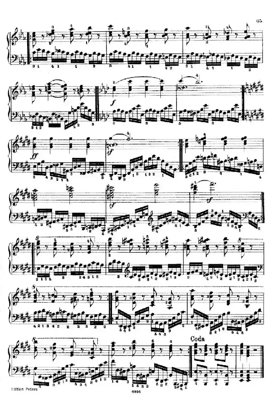 School of the Virtuoso Op.365（60首钢琴高级练习曲·26）