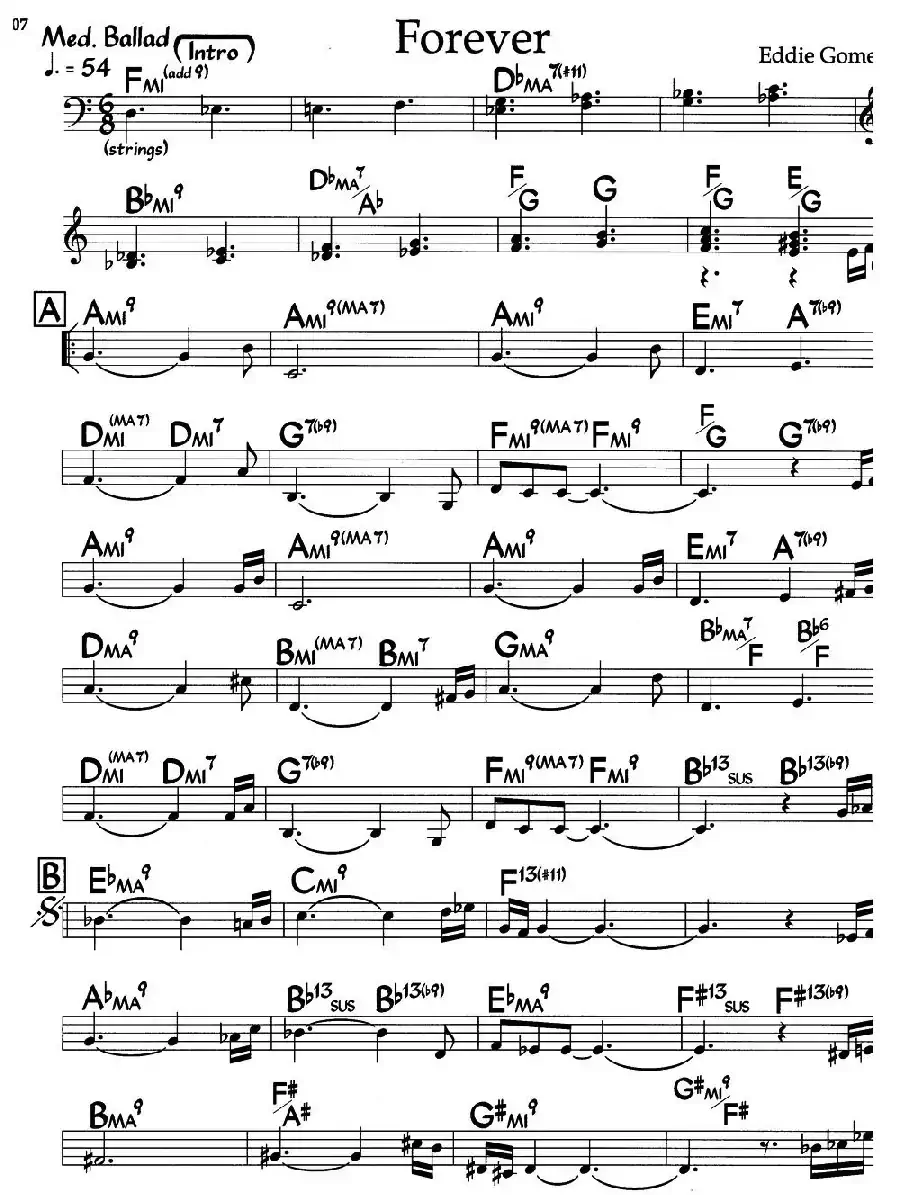 Forever(永恒)(爵士钢琴曲)