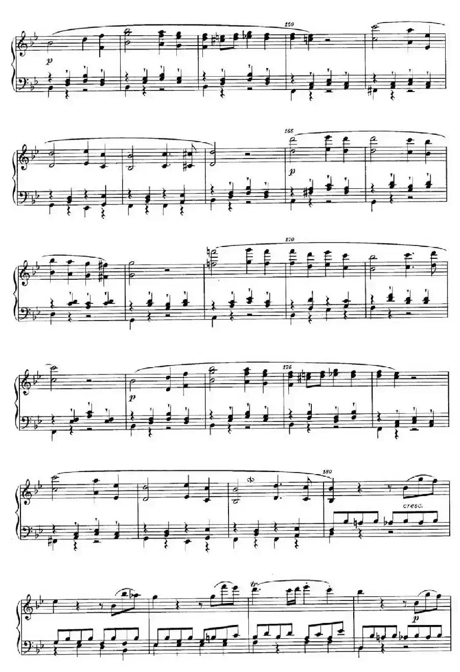 降B大调钢琴奏鸣曲 （Piano Sonata in B-flat Major Op.1）