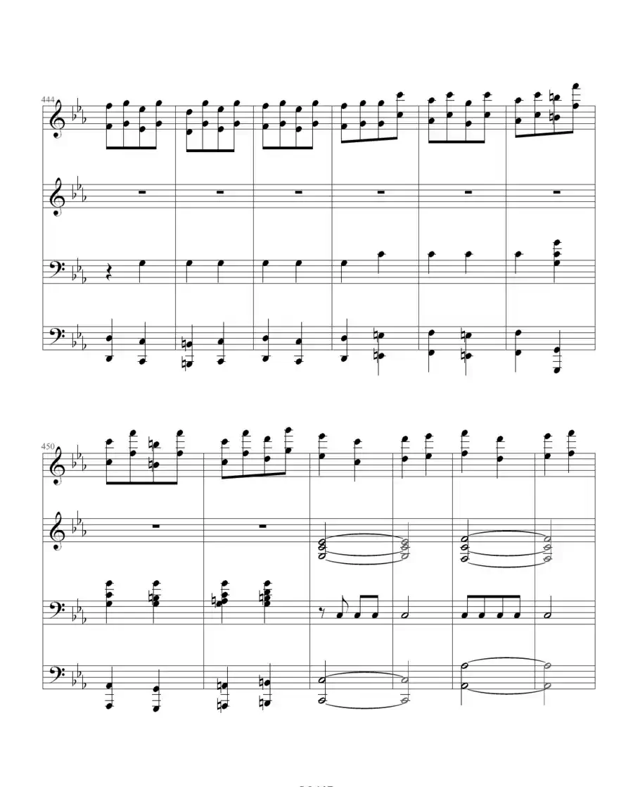 命运交响曲(四手联弹)