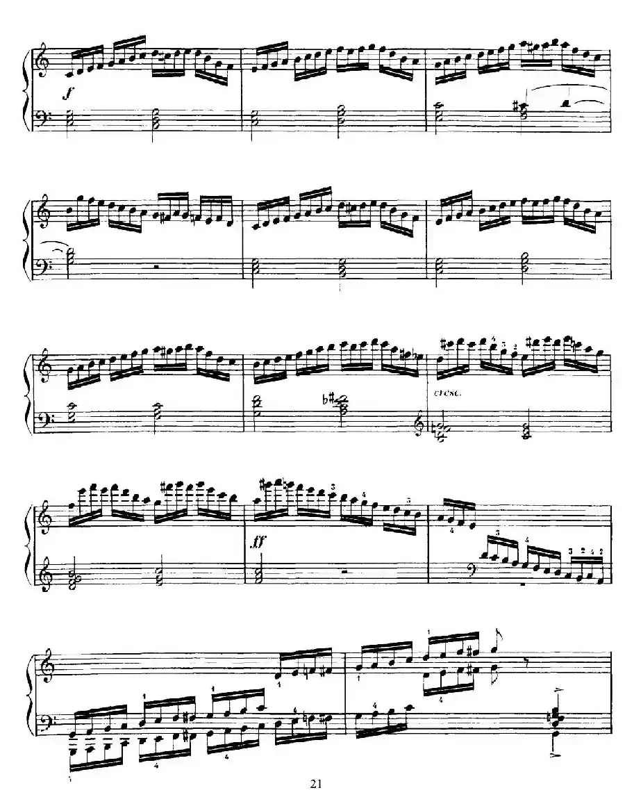 15 Etudes de Vortuosite Op.72（15首辉煌练习曲·5）