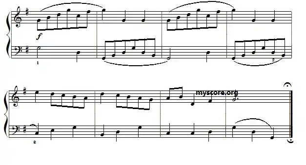 巴赫初级钢琴曲之九：小步舞曲