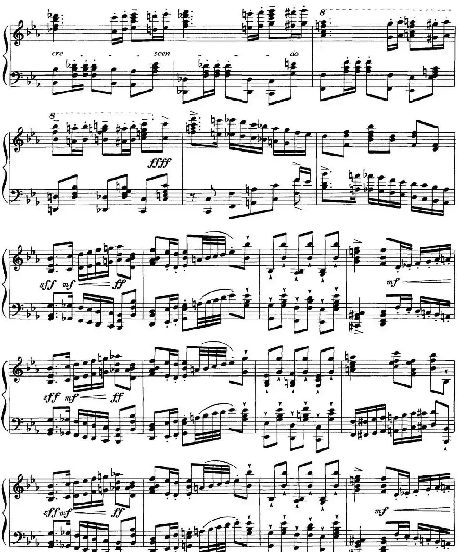 柴可夫斯基18首钢琴小品Op.72（7.Polacca de concert）