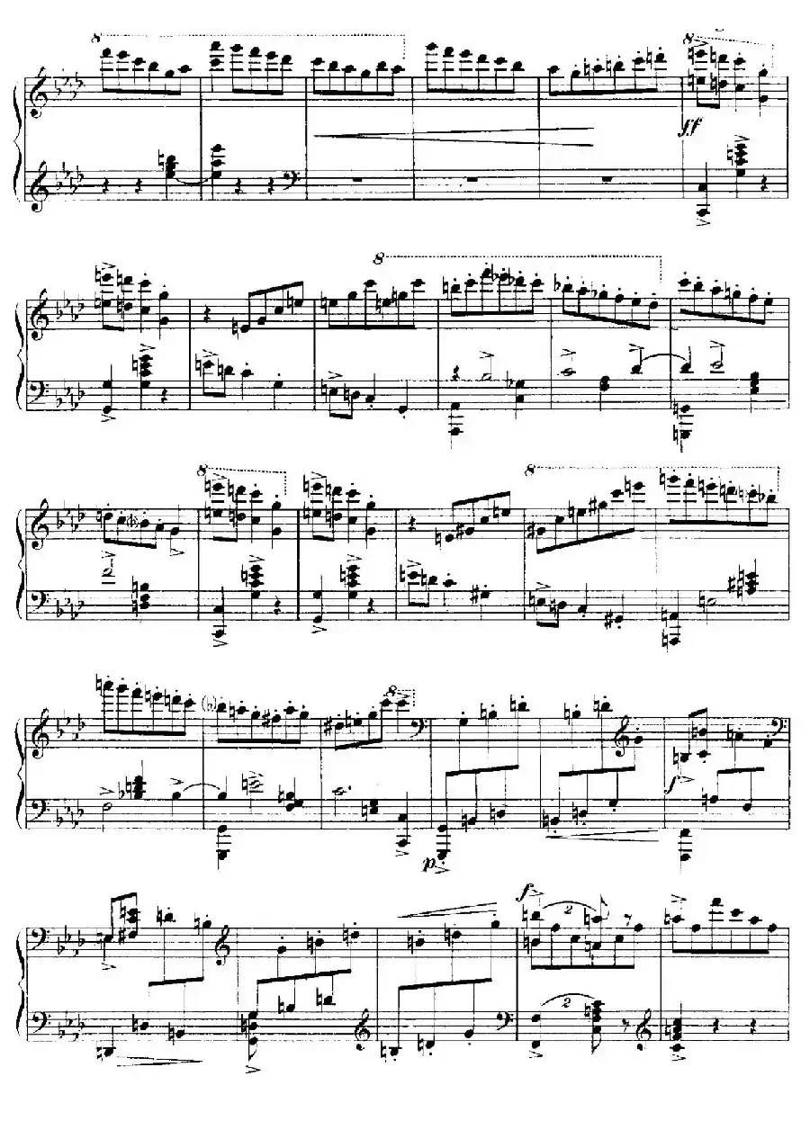 4 Valses Caprice（4首随想圆舞曲）（Op.62 No. 4 in A-flat）