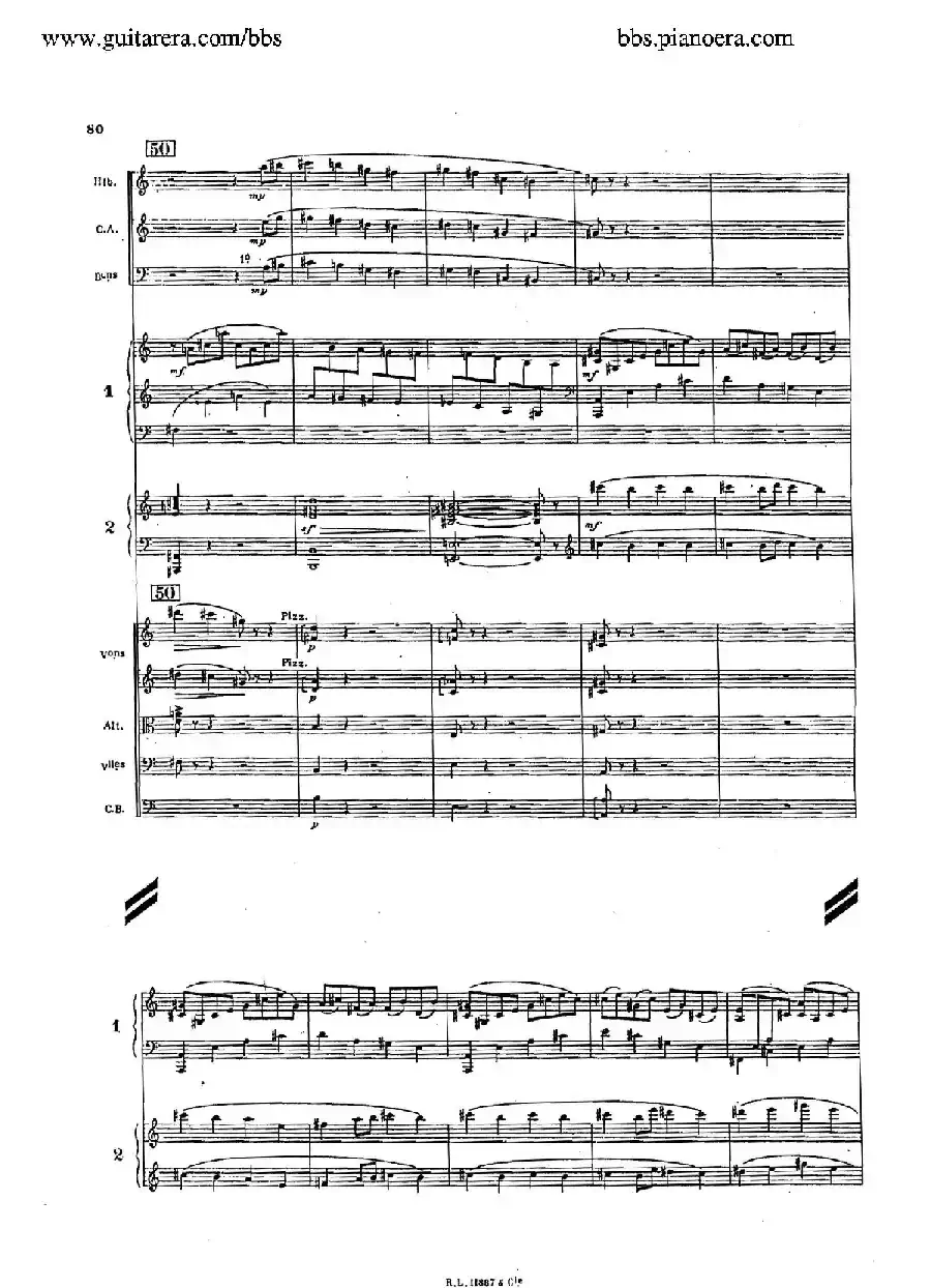 Concerto for 2 Pianos in d Minor（d小调双钢琴协奏曲·总谱）