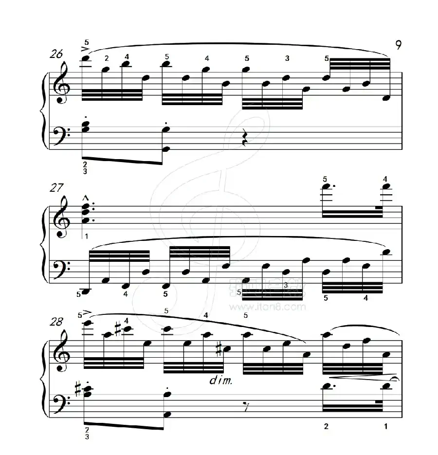 练习曲 37(克拉莫钢琴练习曲60首)