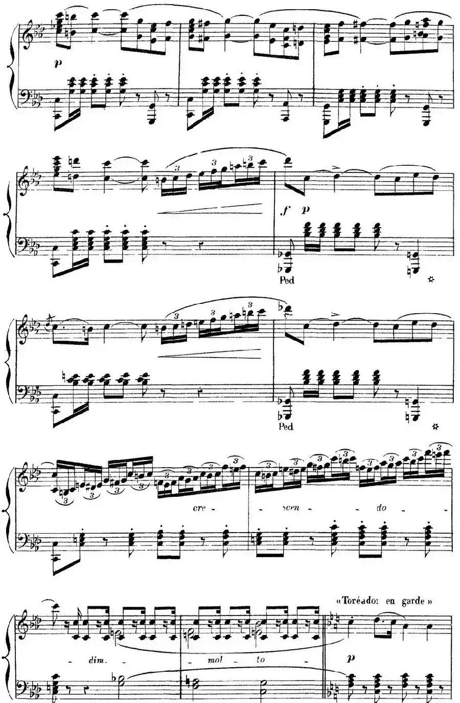 Carmen for Solo Piano（卡门全剧钢琴独奏版）（No.14）
