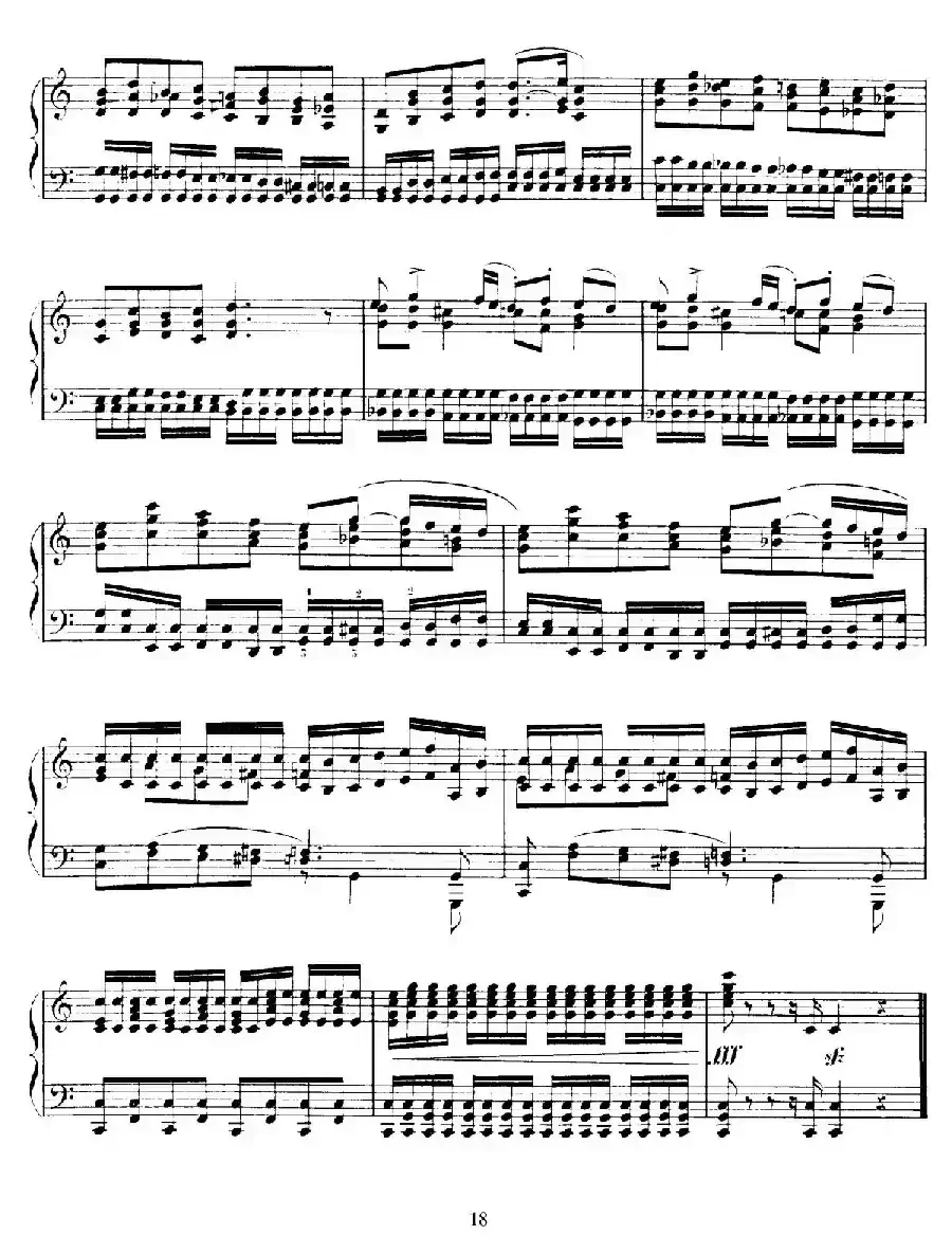 15 Etudes de Vortuosite Op.72（15首辉煌练习曲·4）