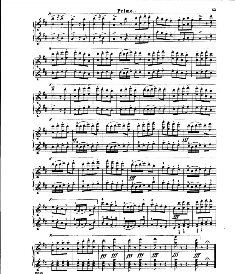 L'Arlesienne Suite No·2（阿莱城姑娘·第二组曲·四手联弹）