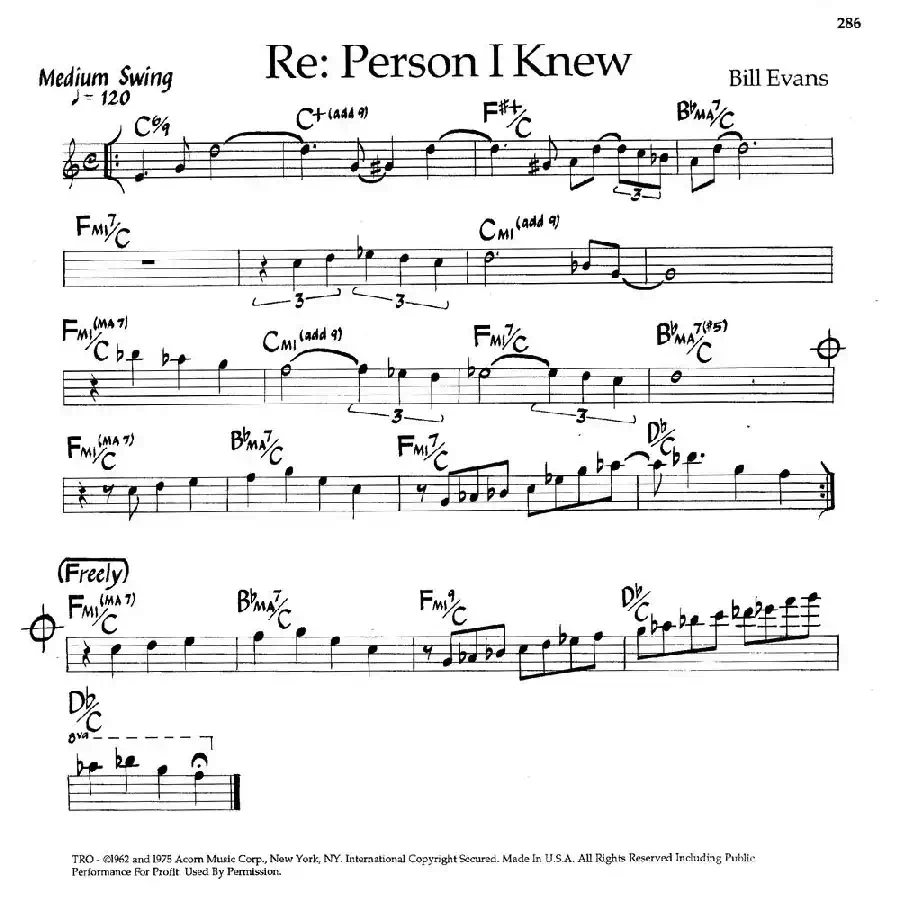 Re:Person I Knew（爵士钢琴曲）