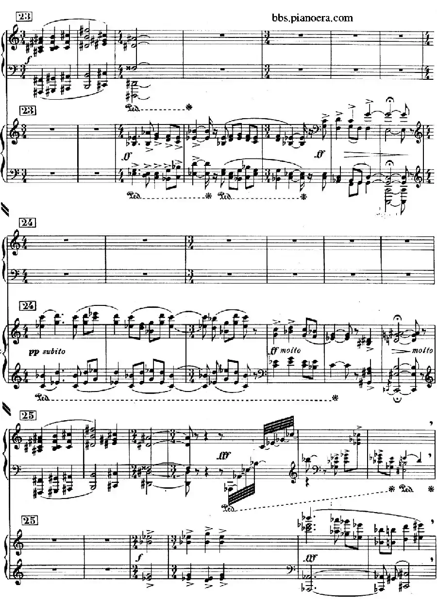Piano Concerto in c-sharp Minor （升c小调钢琴协奏曲·第一乐章）