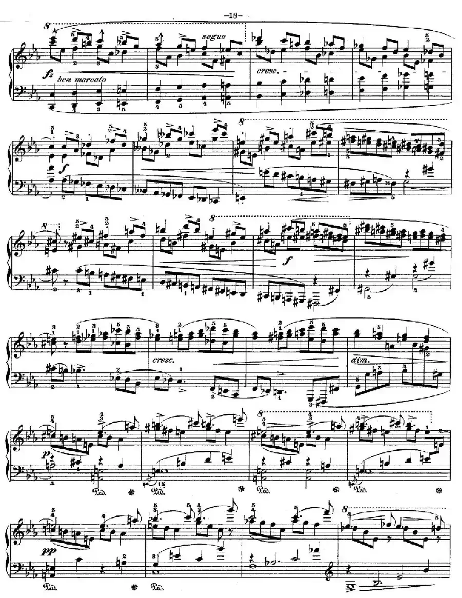 Piano Sonata No.1 in c Minor Op.4 （c小调第一钢琴奏鸣曲）