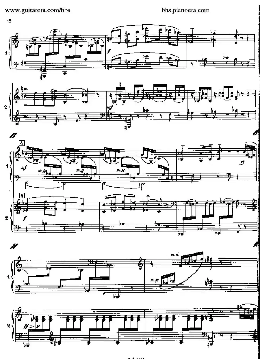 Sonata for Two Pianos（双钢琴奏鸣曲）