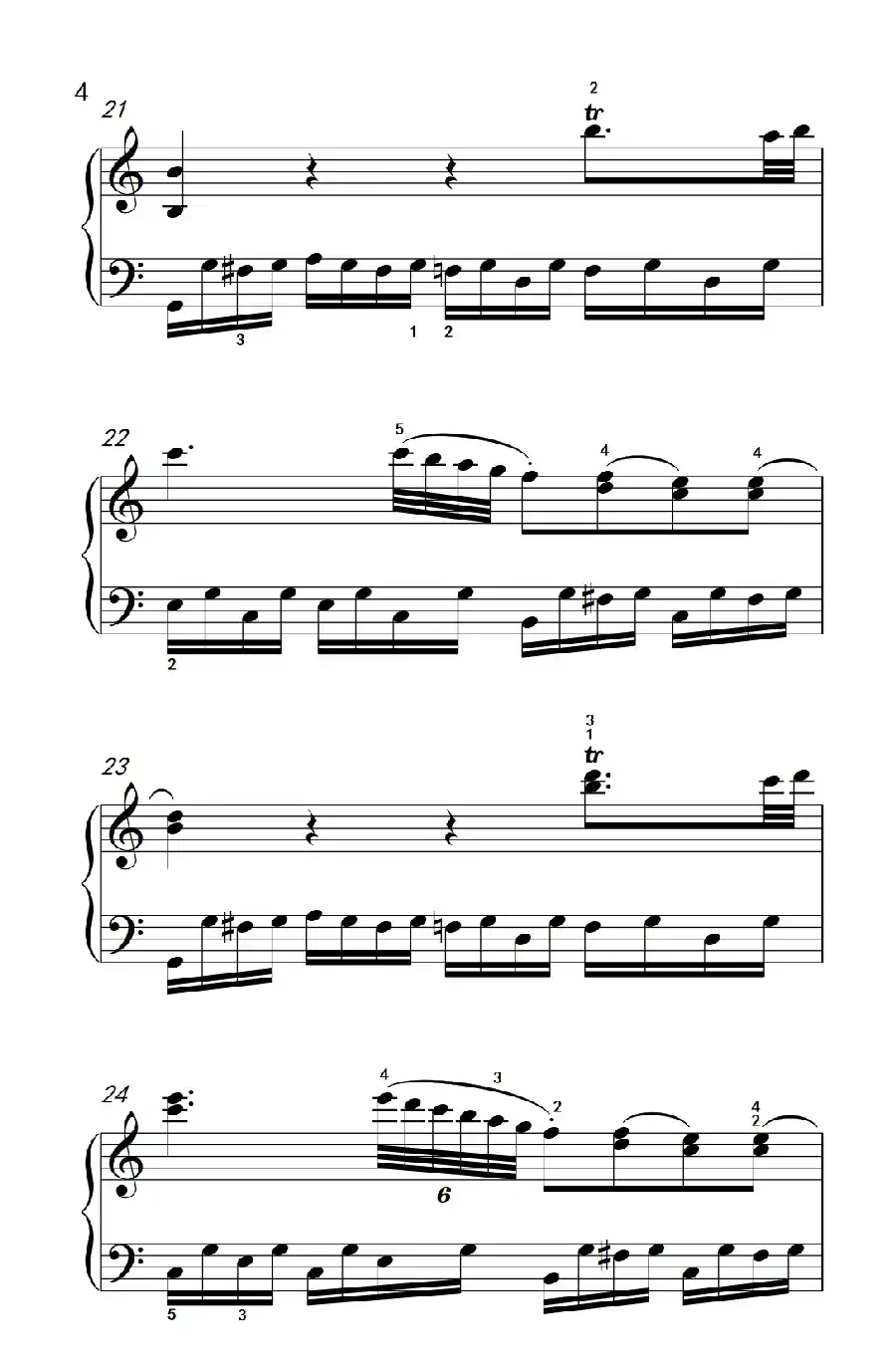 奏鸣曲 Opus 2 Nr.3 第一乐章(贝多芬奏鸣曲集 1)