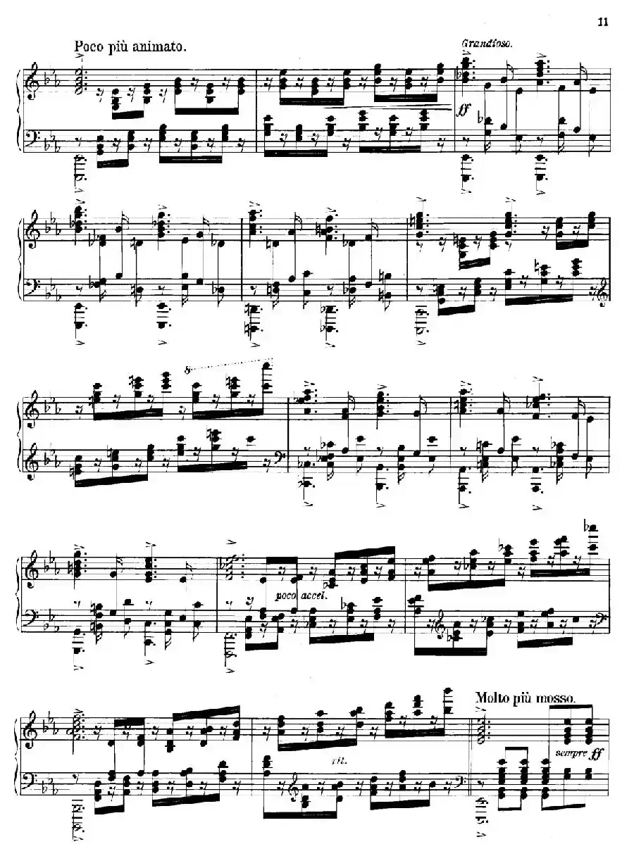 Four Rhapsodies Op.11（4首狂想曲·Ⅳ）