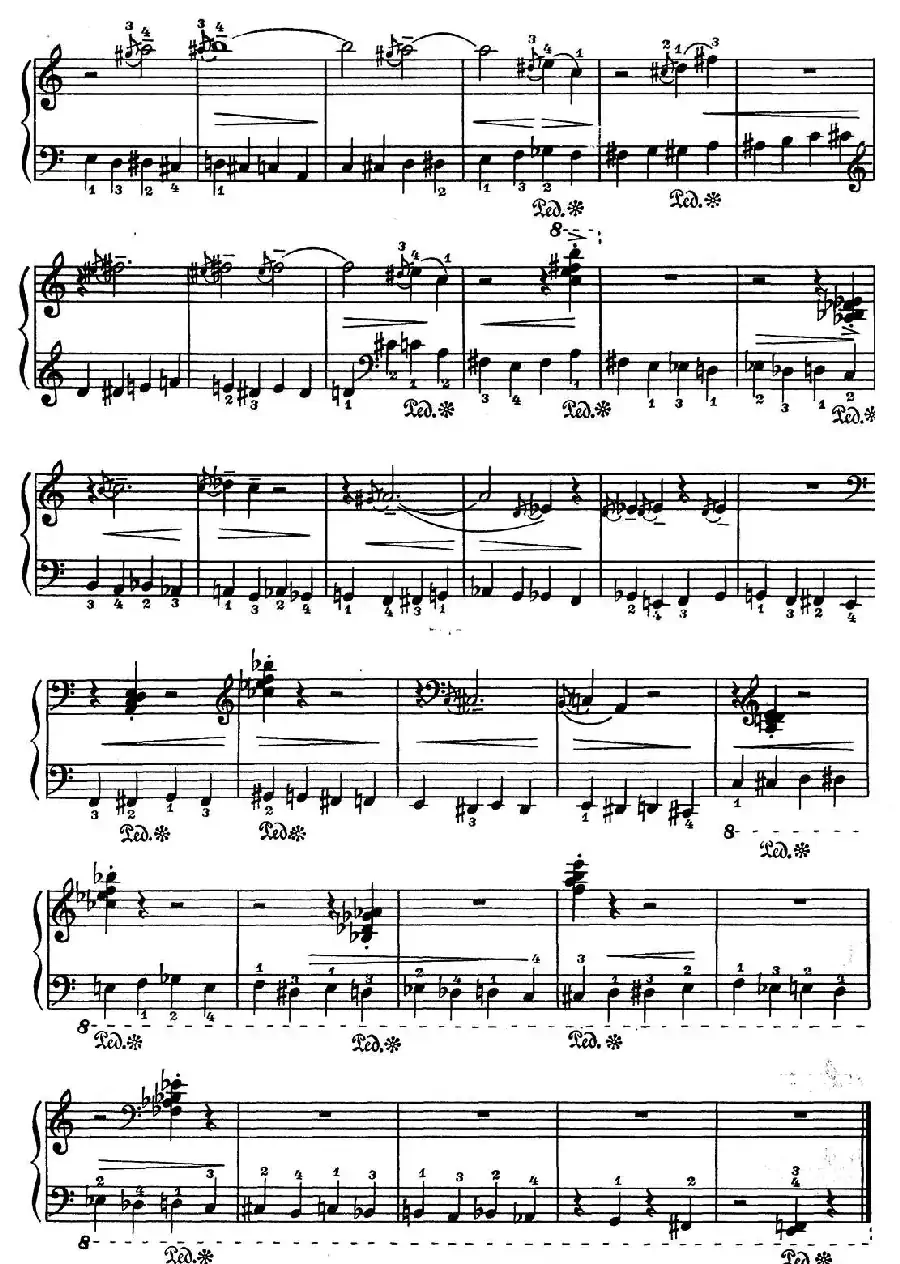 Musical Toys（音乐小品 8. 拉低音提琴的熊和女黑人 ）