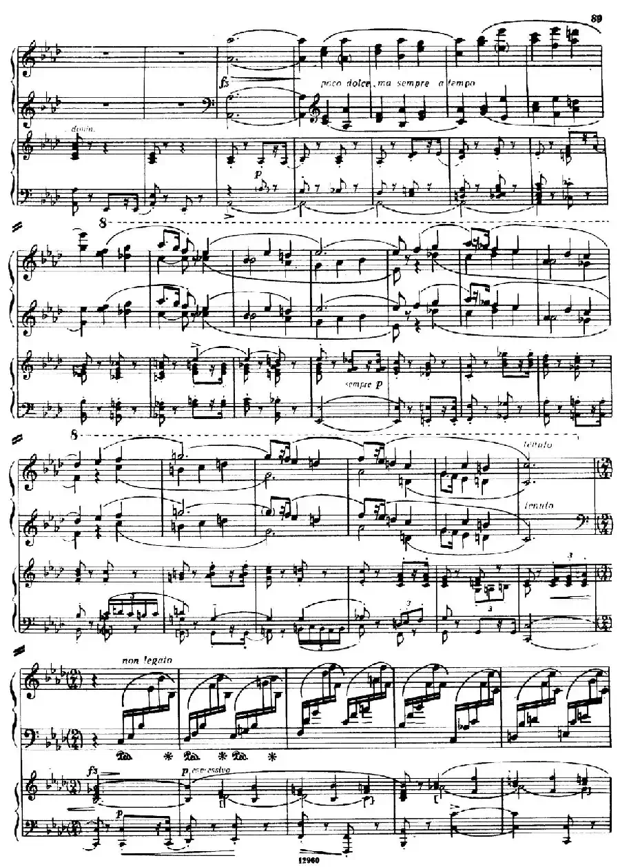 Piano Concerto No.2 in c Minor Op.50（c小调第二钢琴协奏曲·Ⅲ·双钢琴）