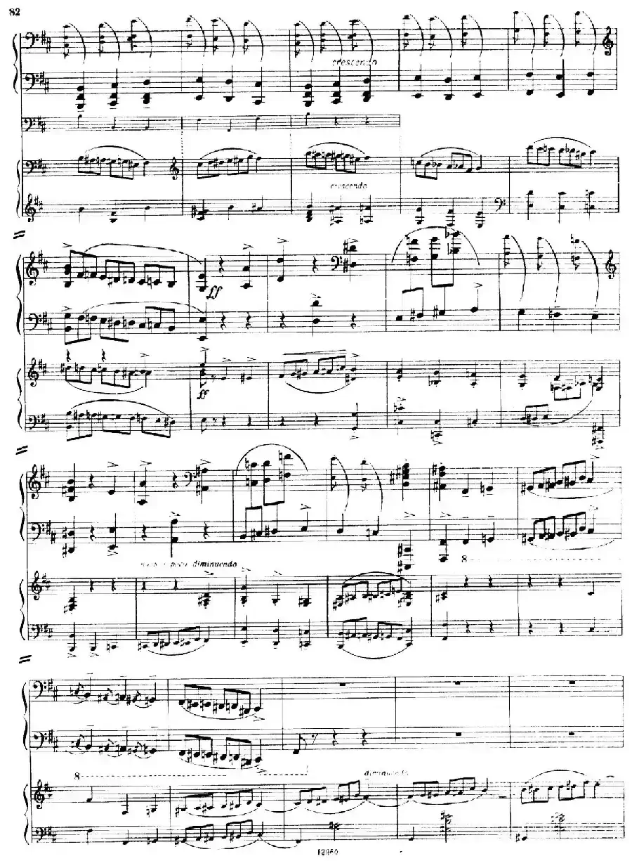 Piano Concerto No.2 in c Minor Op.50（c小调第二钢琴协奏曲·Ⅲ·双钢琴）