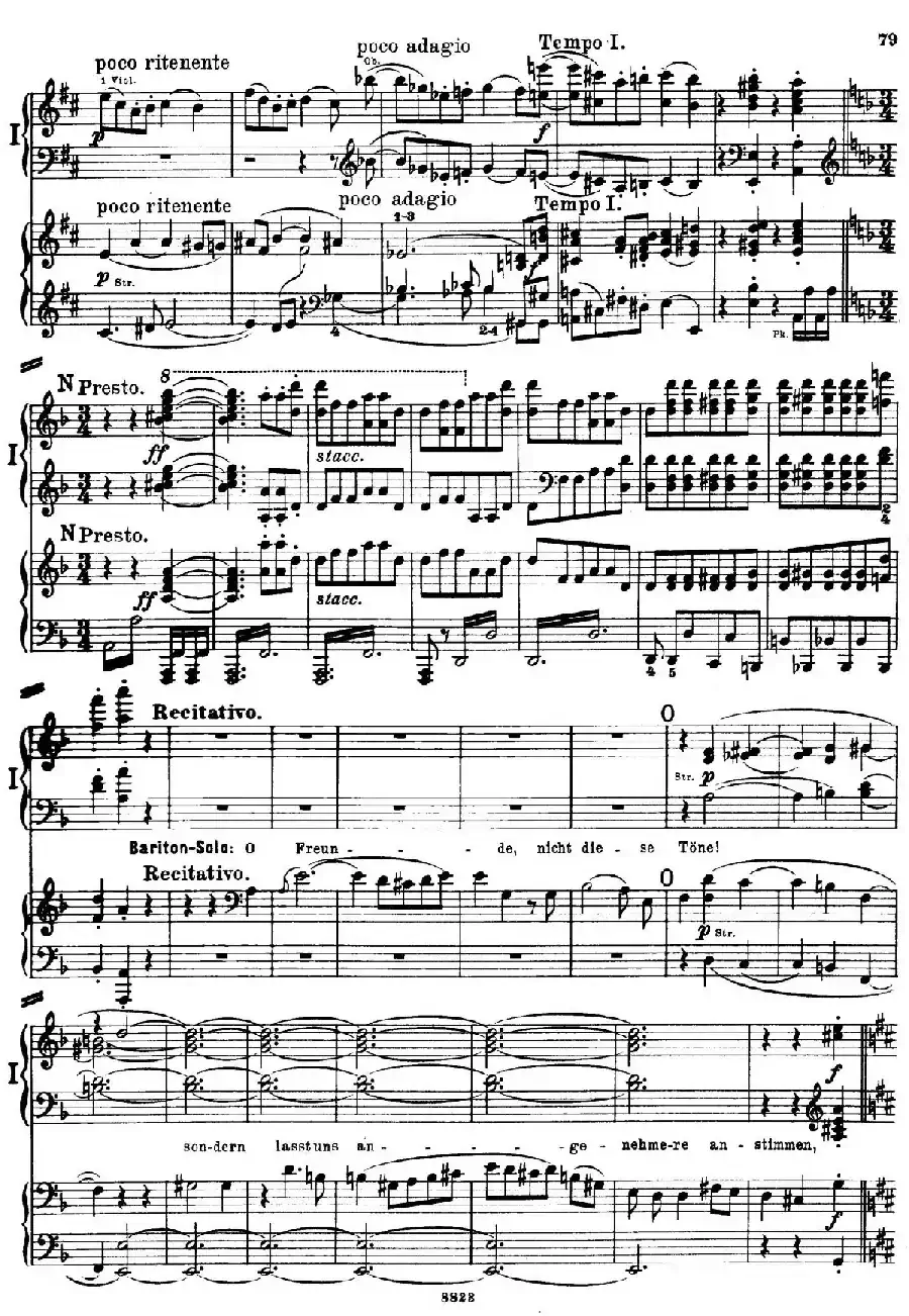 d小调第九交响曲 Op.125（双钢琴P73——82）