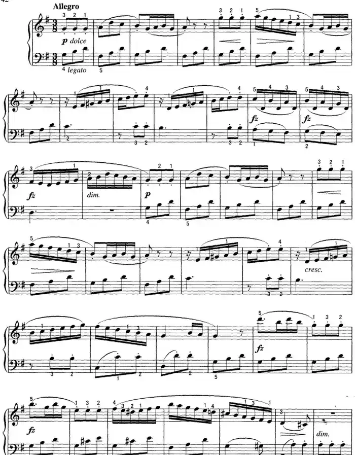 不可不弹的世界钢琴名曲：小奏鸣曲Op.36-2