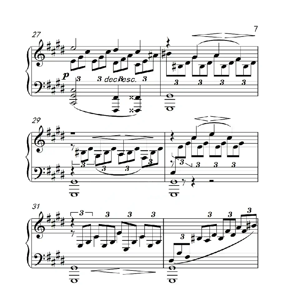 第六级 奏鸣曲(中国音乐学院钢琴考级作品1~6级)