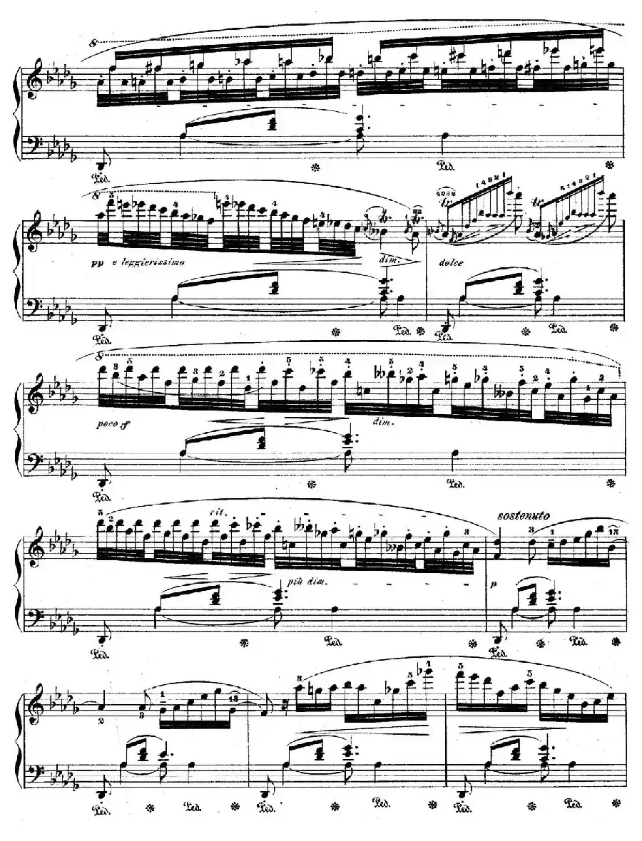 Berceuse in D-flat Major Op.57（降D大调摇篮曲）