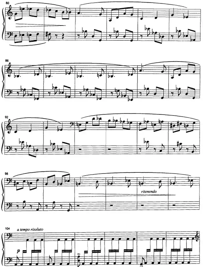 钢琴上的福斯特(钢琴独奏曲4首)