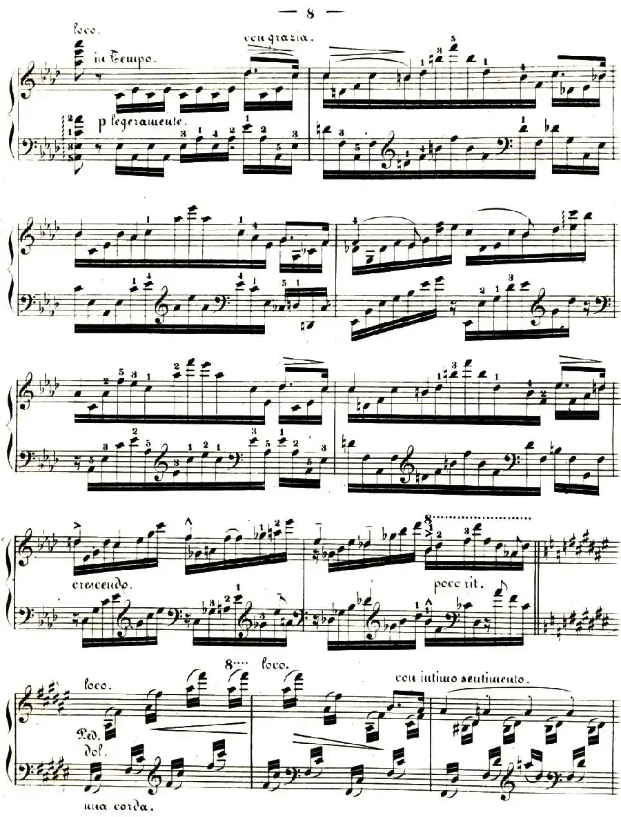 李斯特音乐会练习曲 S144（1 悲歌 降A大调 S144 Il）