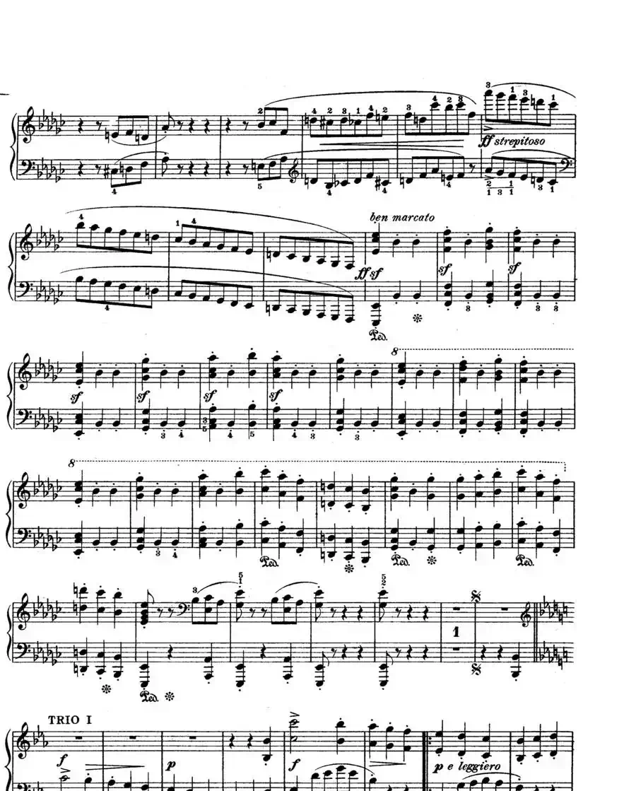 Scherzo in e flat Min Op·4（降e小调谐谑曲）