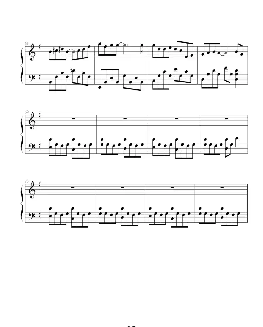 晴天（周杰伦曲、周扬记谱制谱版）