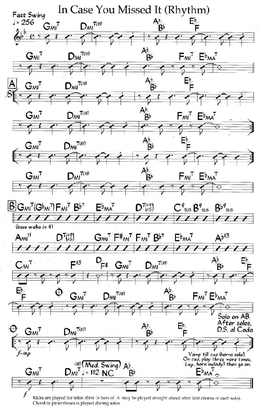 In Csse You Missed It