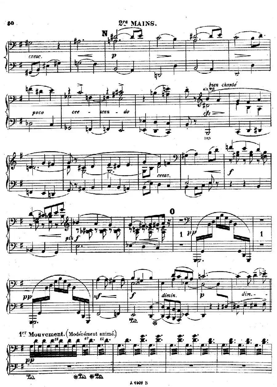 Symphony on a French Mountain Air Op.25（法国山歌交响曲·双钢琴·Ⅰ）