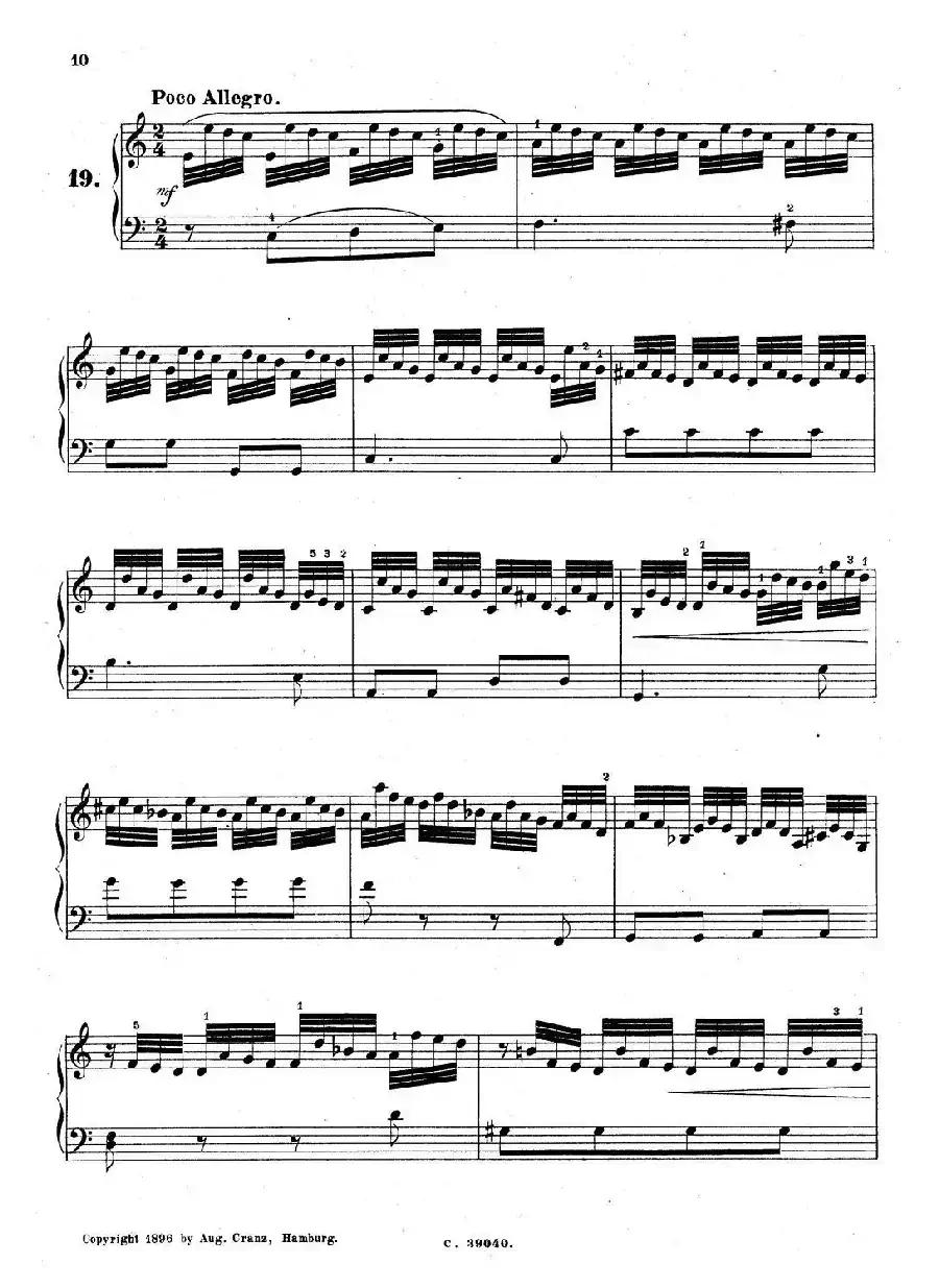36 Etudes Rhythmiques et Melodiques Op.105（36首节奏与旋律练习曲 16—20）