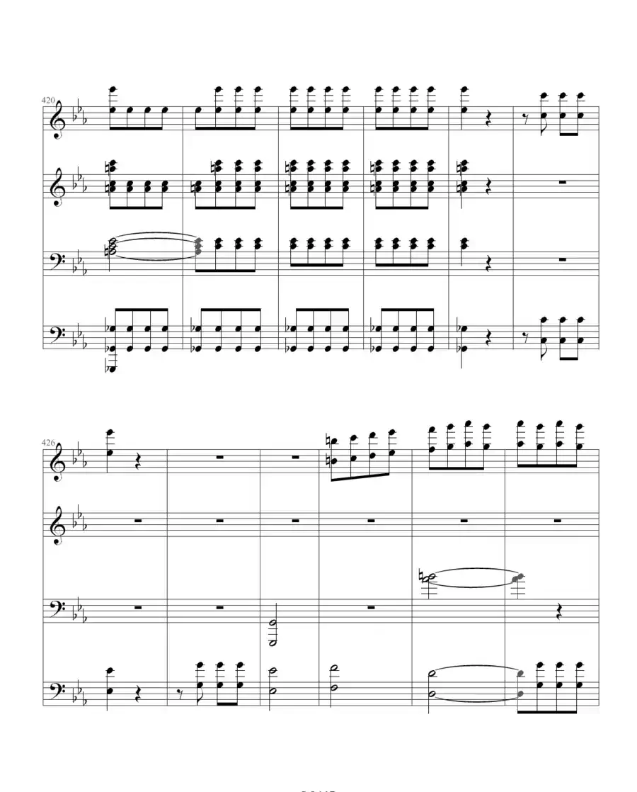 命运交响曲(四手联弹)