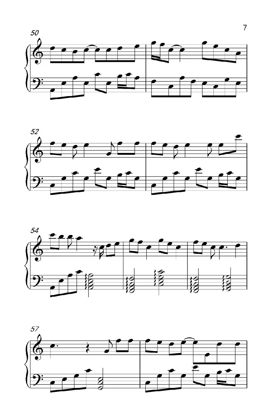 我不会唱歌(《弹吧音教》制谱)