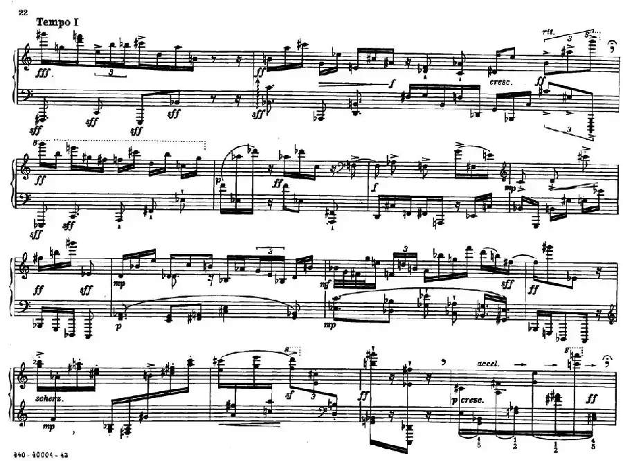 12 Etudes for Piano（博尔科姆12首钢琴练习曲·7）