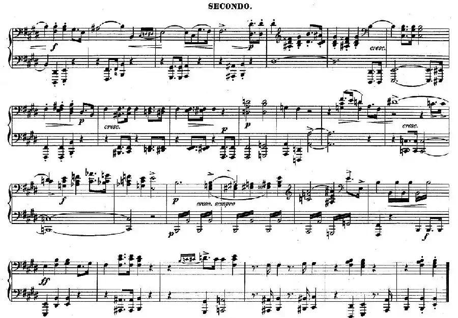Zwolf Original-Compositionen fur Pianoforte zu 4 Handen Op.57（12首四手联弹小品·3）