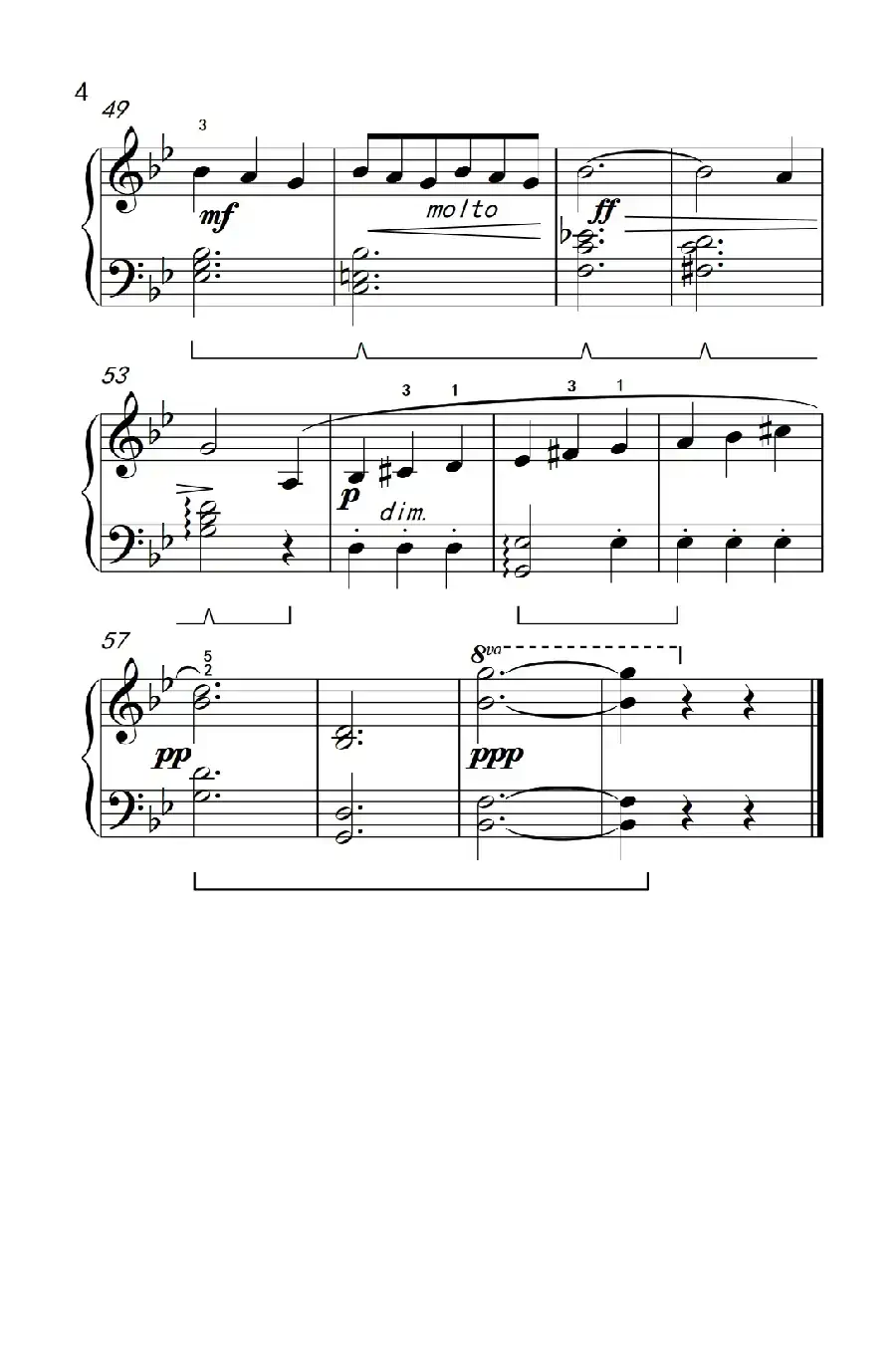 神秘的东方（约翰·汤普森 成人钢琴教程 第二册）