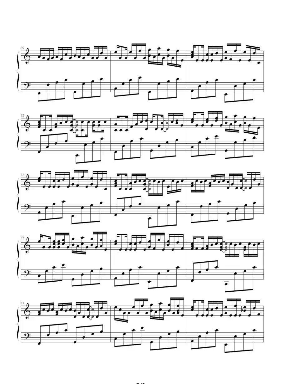 卡农（情感100%）