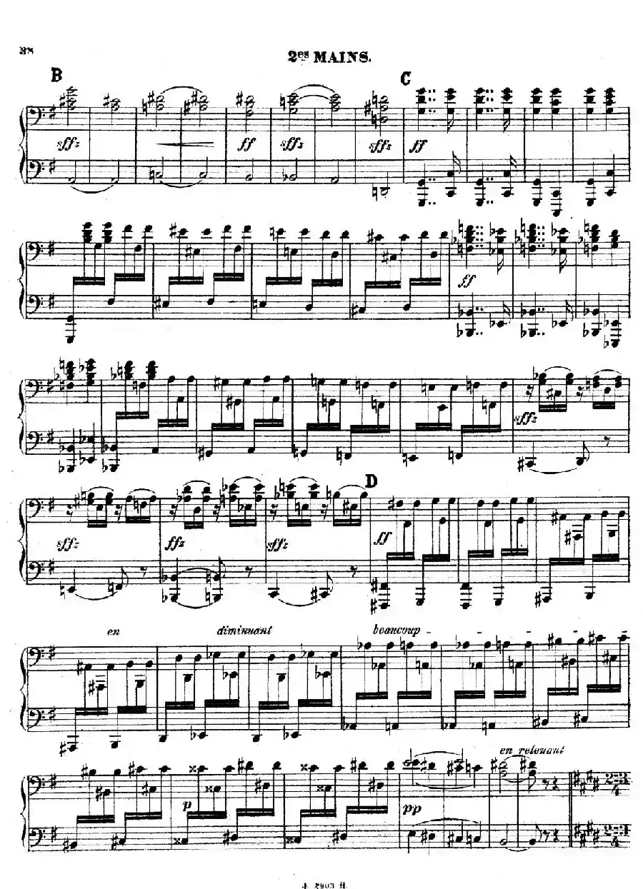 Symphony on a French Mountain Air Op.25（法国山歌交响曲·双钢琴·Ⅲ）