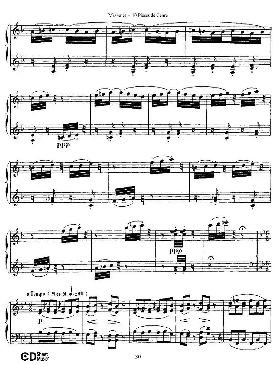 Dix Pièces de Genre Op.10（10首个性小品·Ⅷ）