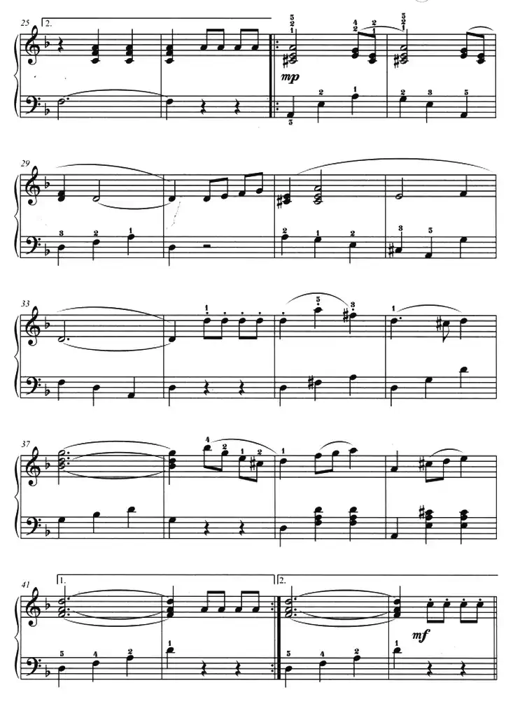 竹竿舞曲（菲律宾民歌、杜亚雄编配版）