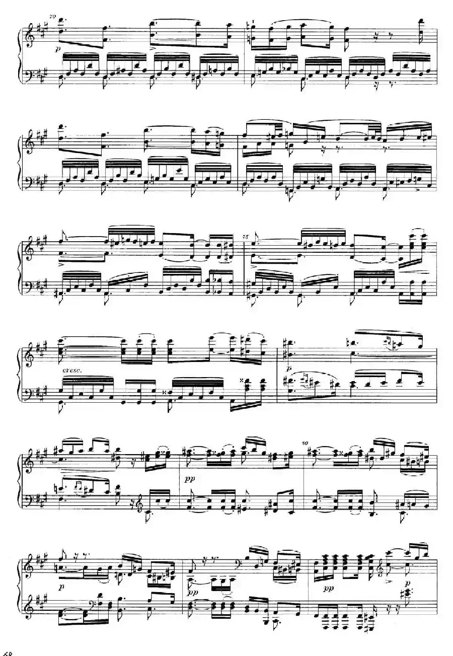 A大调钢琴大奏鸣曲（Grobe Sonate in A Major WWV 26）
