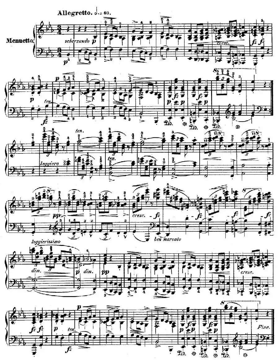 Piano Sonata No.1 in c Minor Op.4 （c小调第一钢琴奏鸣曲）