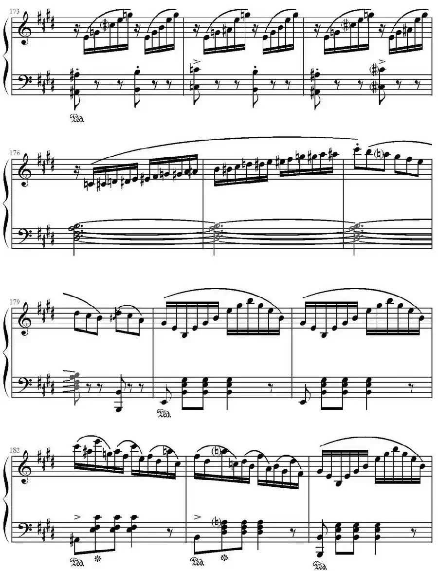 E大调回旋随想曲（门德尔松Op.14）