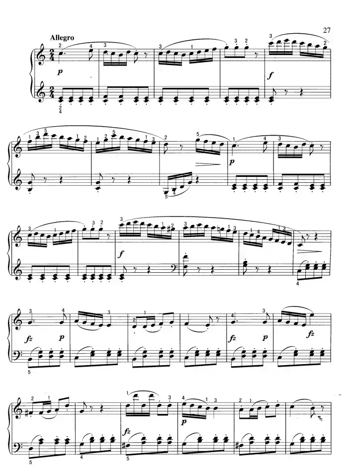 小奏鸣曲（Sonatine,op.36-3）